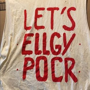 Rare UNIF tank tee Let’s Fuck